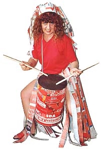 Tamburino rosso - Costume indossato da Maria Cristina Biagiotti