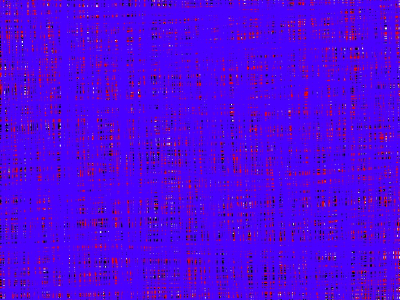 Ivano Vitali -Progetto 4 di tessuto con trama di fili in pixel